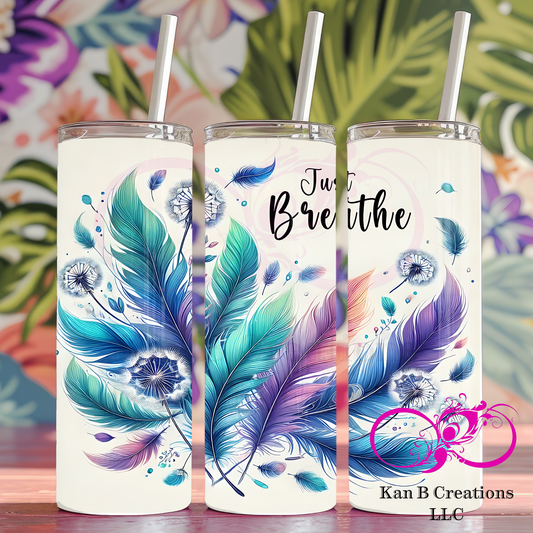 Just Breathe 20 oz Tumbler