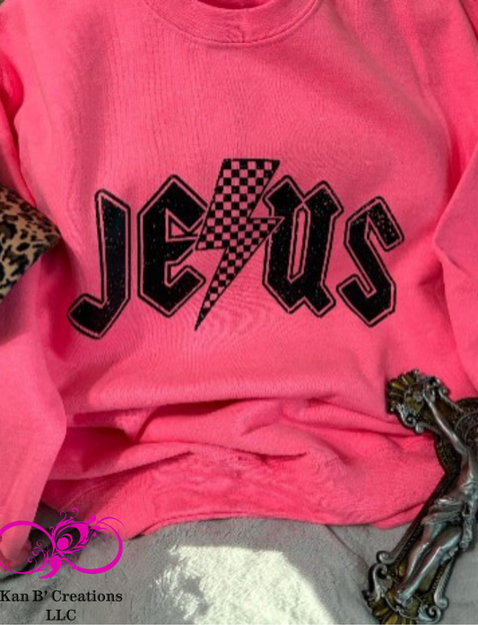 JESUS lightning bolt Sweatshirt