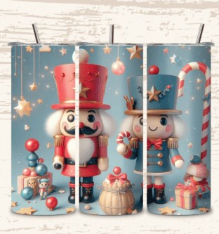 Nutcracker 20 oz Sublimation Tumbler