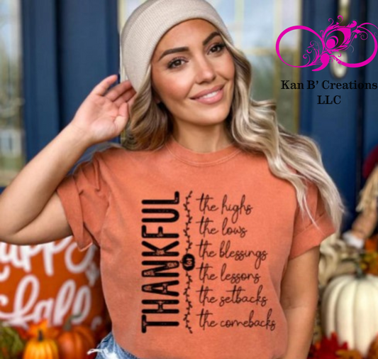 Thankful For the.. tshirt
