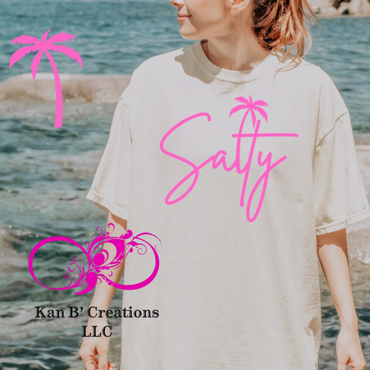 Salty, Bright Pink T-shirt