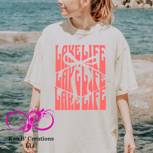 Lake Life bow T-shirt
