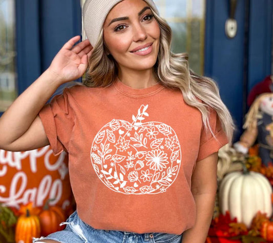 Floral Pumpkin